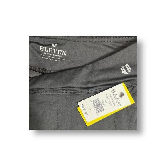 EleVen S Black Pleated Tennis Skort Athletic Golf Running Stretch Active NWT - Picture 11 of 12